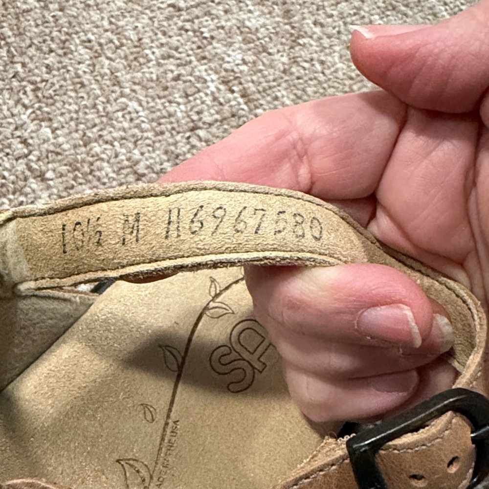SAS Nudu Adjustable Comfort Sandal in dawn, size 10.5, EUC - Picture 6 of 6